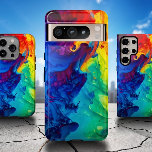 Rainbow Liquid Phone Case