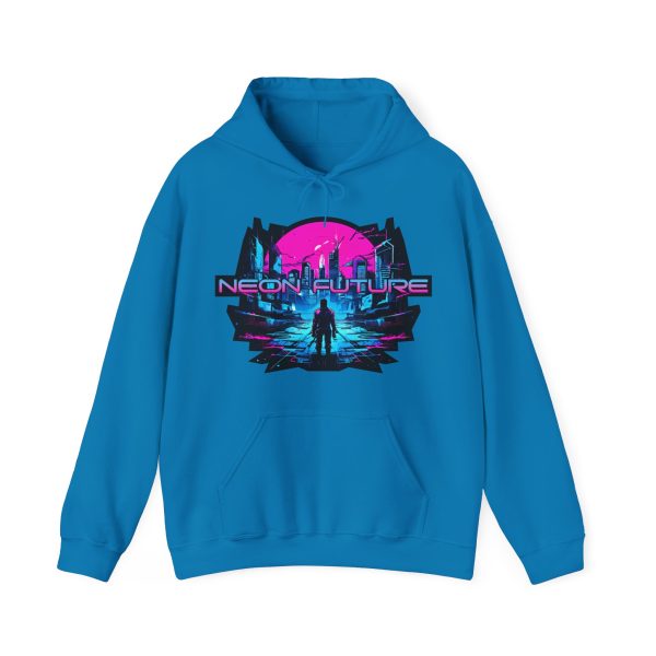 Neon Future Cyberpunk Hoodie - Image 2