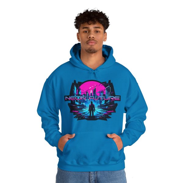 Neon Future Cyberpunk Hoodie - Image 8